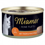 Miamor Super Premium konservai katėms su tunu ir putpelių kiau&scaron;iniais, 100 g
