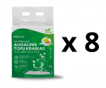 8 VNT. - Kraikas katėms TOFU BeloCat, obuolių su cinamonu kvapo, 6 l (2,5 kg), 2 mm granulės