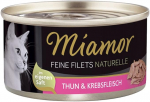 Miamor Fillet Naturelle konservai katėms su tunu ir krabais, 80 g