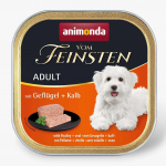 Animonda Vom Feinsten Adult with Poultry and Veal &ndash; konservai suaugusiems &scaron;unims su pauk&scaron;tiena ir ver&scaron;iena, 150 g