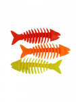 Žaislas &scaron;uniui - Guminė kvepianti žuvis dantų priežiūrai, 20 cm