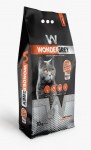 Natūralus bentonitinis su&scaron;okantis kraikas katėms Wonder White Sodium grey 11,8l / 10 kg