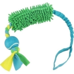 Tempimo žaislas &scaron;uniui su rankena ir kamuoliuku, Bungee Tuger, su amortizatoriumi, 85 cm