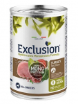 Exclusion Mono Protein Mediterraneo konservuotas pa&scaron;aras &scaron;unims su kalakutiena, 400 g