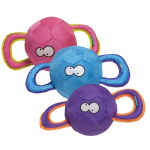 Žaislas &scaron;uniui - Coockoo Pully Small, mink&scaron;tas kamuolys su rankenomis, 18 cm