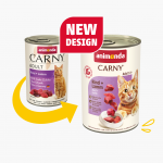 Animonda Carny Adult Beef + Lamb &ndash; konservai katėms su &scaron;viežia jautiena ir ėriena, 400 g