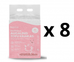 8 VNT. - Kraikas katėms TOFU BeloCat, vy&scaron;nių žiedų kvapo, 6 l (2,5 kg), 2 mm granulės