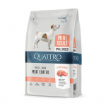 QUATTRO Mini Salmon su la&scaron;i&scaron;a sausas mažų veislių &scaron;unų pa&scaron;aras, 7kg