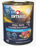 Ontario konservai &scaron;unims su ver&scaron;iena ir ciberžole, 800 g, Veal Pate flavoured with Turmeric