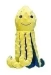 Žaislas &scaron;uniui - Pliu&scaron;inis geltonas a&scaron;tuonkojis, BEEZTEES, 25 cm