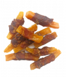 Saldžiosios bulvės, apvyniotos antiena, 500 g, natūralūs skanėstai &scaron;unims, Hau&Miau