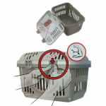 Transportavimo dėžė / boksas gyvūnams Rocket Transparent, Georplast