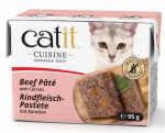 CATIT CUISINE jautienos pa&scaron;tetas su morkomis, 95 g