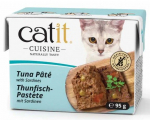 CATIT CUISINE tuno pa&scaron;tetas su sardinėmis ir daržovėmis, 95 g