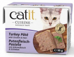 CATIT CUISINE kalakutienos pa&scaron;tetas su vi&scaron;tienos kepenėlėmis ir kumpiu, 95 g