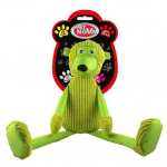 Žaislas &scaron;uniui - Pliu&scaron;inis Ponas Žaliasis, 40 cm, Pet Nova Mr. Green