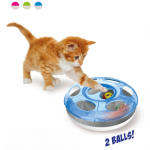Žaislas katei, interaktyvus su dviem kamuoliukais - Ufo Georplast