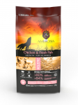 AMBROSIA Puppy begrūdis su vi&scaron;tiena ir &scaron;viežia žuvimi sausas maistas jauniems &scaron;uniukams Chicken & Fresh Fish 2 kg