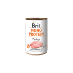 Brit Care Mono Protein Turkey drėgnas maistas alergi&scaron;kiems &scaron;unims, 400 g