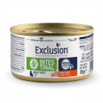 Exclusion Intestinal dietinis konservuotas maistas katėms su kiauliena ir ryžiais, 85 g