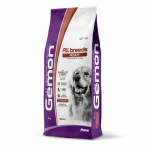 Gemon Dry Dog Medium Adult sausas maistas vidutinio dydžio veislių &scaron;unims su ėriena ir ryžiais, 15 kg