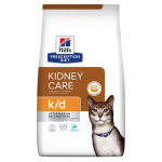 Hill's Prescription Diet Feline k/d Kidney Care Tuna sausas maistas katėms su inkstų funkcijų sutrikimais, 1,5 kg