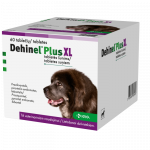KRKA Dehinel Plus XL tabletės nuo kirminų didelių veislių &scaron;unims, N10