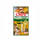 Churu Meal Topper skanėstas &scaron;unims maistui gardinti su vi&scaron;tiena, 4 vnt.