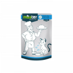 Master subalansuotas drėgnas maistas katėms su žuvimi, 80 g
