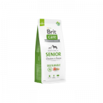 Brit Care Sustainable Senior Chicken-Insect sausas maistas vyresnio amžiaus &scaron;unims, 12 kg