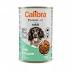 Calibra Dog Can Lamb - Chicken drėgnas maistas &scaron;unims, 1,24 kg