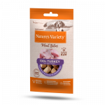Nature&rsquo;s Variety Meat Bites liofilizuoti kalakutienos kąsneliai &scaron;unims, 20 g