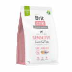 Brit Care Sustainable Sensitive Insect-Fish sausas maistas odos problemų ar jautrų vir&scaron;kinimą turintiems &scaron;unims, 3 kg