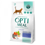 OPTIMEAL&trade; Visavertis pa&scaron;aras sterilizuotoms katėms su la&scaron;i&scaron;a, 4 kg