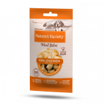 Nature&rsquo;s Variety Meat Bites liofilizuoti vi&scaron;tienos kąsneliai &scaron;unims, 20 g