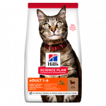 Hill's Science Plan Feline Adult Lamb sausas maistas katėms, sukurtas palaikyti optimalią fizinę būklę, 10 kg