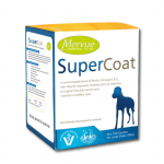 Mervue SuperCoat papildai didelių veislių &scaron;unims, padedantys palaikyti sveiką odą ir kailį, 5 ml x 30