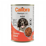 Calibra Dog Can Chicken - Beef drėgnas maistas &scaron;unims, 1,24 kg