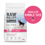Raw Paleo Vet Expert Ultra Adult Mini Pork sausas maistas mažų veislių &scaron;unims, 8 kg