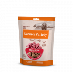 Nature&rsquo;s Variety Meat Chunks liofilizuoti jautienos kubeliai &scaron;unims, 50 g