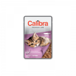Calibra Pouch Premium Kitten Salmon drėgnas maistas kačiukams, 100 g
