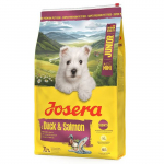 Josera MiniJunior sausas maistas mažų veislių jauniems &scaron;unims su antiena ir la&scaron;i&scaron;a, 10 kg