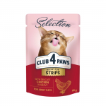 CLUB 4 PAWS Premium Visavertis konservuotas ėdalas suaugusioms katėms su vi&scaron;tiena padaže, 85 g