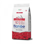 Monge Dry Dog Mini Puppy - Junior sausas maistas mažų veislių &scaron;uniukams su vi&scaron;tiena, 3 kg