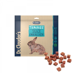 Dr. Clauder&acute;s Trainee Snack Kaninchen skanėstas &scaron;unims ir katėms gabaliukais su triu&scaron;iena, 80 g