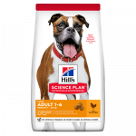 Hill's Science Plan Canine Adult Light Medium Chicken sausas maistas vidutinių veislių &scaron;unims, linkusiems priaugti svorio, 14 kg