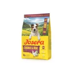 Josera Mini Chicken and Rice sausas pa&scaron;aras mažų veislių &scaron;unims su pauk&scaron;tiena, 900 g