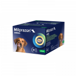 Milprazon Chewable 12,5 mg/125 mg tabletės nuo kirminų &scaron;unims, N4