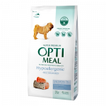 OPTIMEAL&trade;️Hypoallergenic bergrūdis sausas maistas alergi&scaron;kiems &scaron;unims su la&scaron;i&scaron;a, 1,5 kg