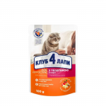 CLUB 4 PAWS Premium Visavertis konservuotas ėdalas suaugusioms katėms su ver&scaron;iena padaže, 100 g